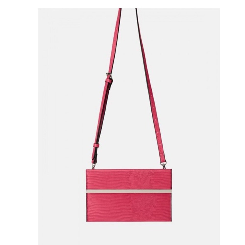 Zara Animal Print Double-Purse Crossbody Bag